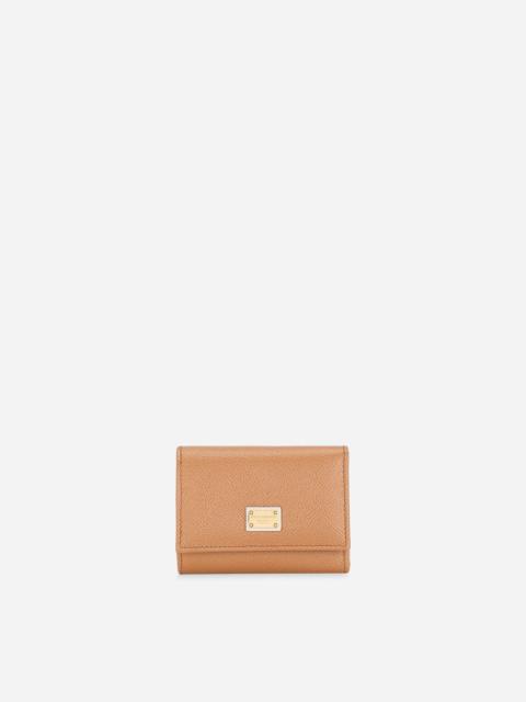 Dolce & Gabbana Dauphine calfskin French-flap wallet