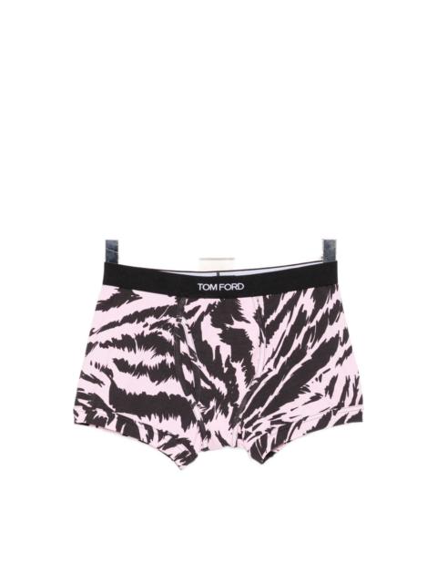 TOM FORD TIGER-PRINT BOXER BRIEFS