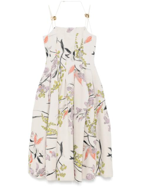 STINE GOYA Floral-print Midi Dress