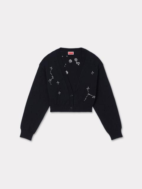 KENZO 'KENZO Constellation' embroidered cropped cardigan