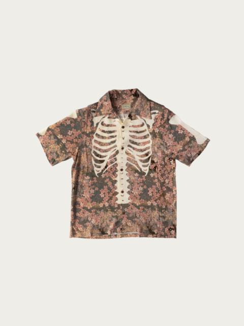 Kapital Rayon SAKURA-BONE Aloha Shirt - Khaki