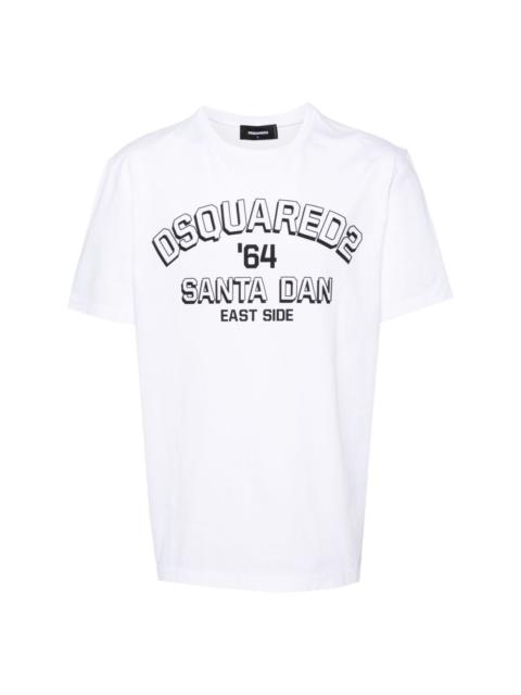 DSQUARED2 logo-embossed cotton T-shirt