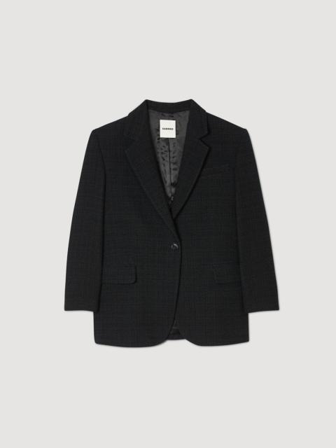 Sandro TWEED SUIT JACKET