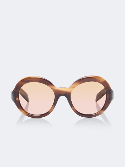 Prada Shadowplay round sunglasses