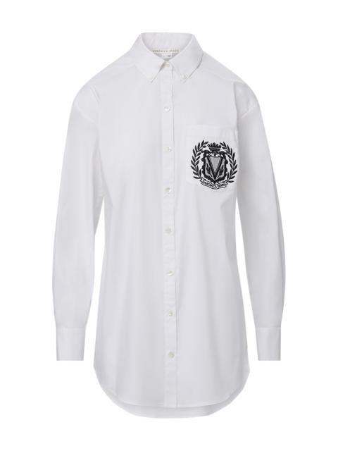 LLOYD BUTTON-DOWN TOP | LOGO CREST