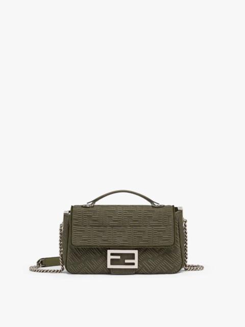 FENDI Green FF fabric bag