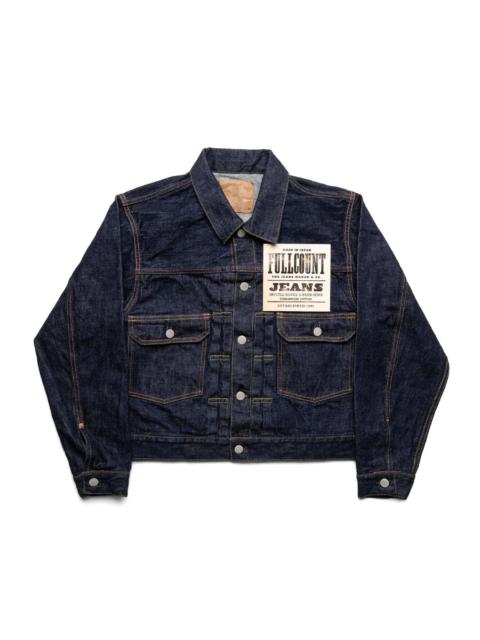 FULLCOUNT 2102BIG Type 2 Denim Jacket Blue in Green Exclusive Fit - Indigo