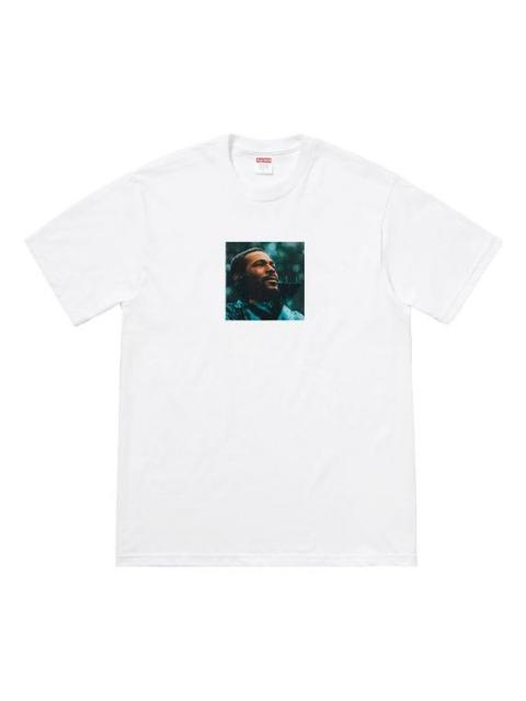 Supreme Supreme FW18 Marvin Gaye Tee White Character Printing Short Sleeve Unisex SUP-FW18-1195