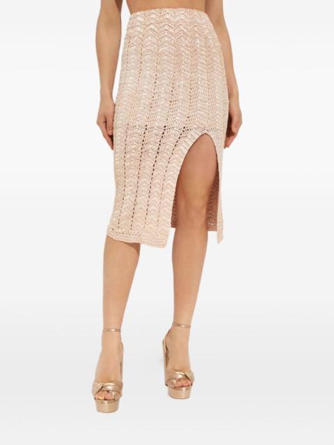 LoveShackFancy lace midi skirt