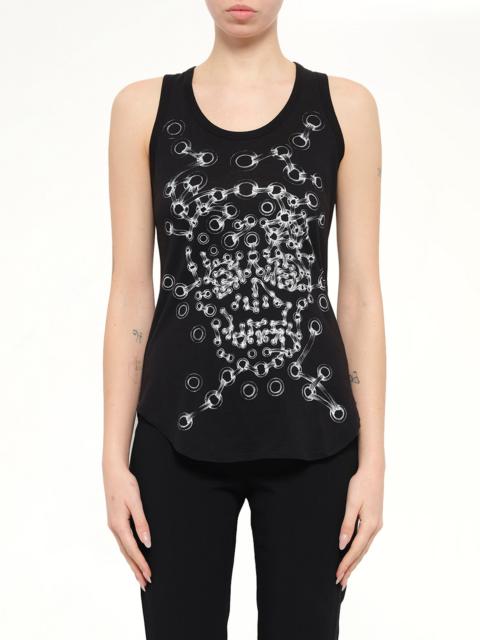 Alexander McQueen Alexander McQueen Eyelets T-Shirt in Black