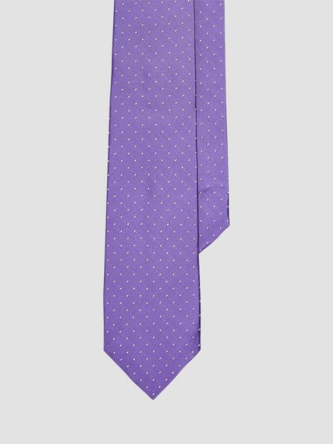Ralph Lauren Men's Polka Dot Silk Tie - Purple