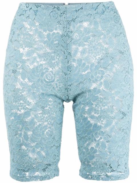 Stella McCartney Isla floral-lace cycling shorts