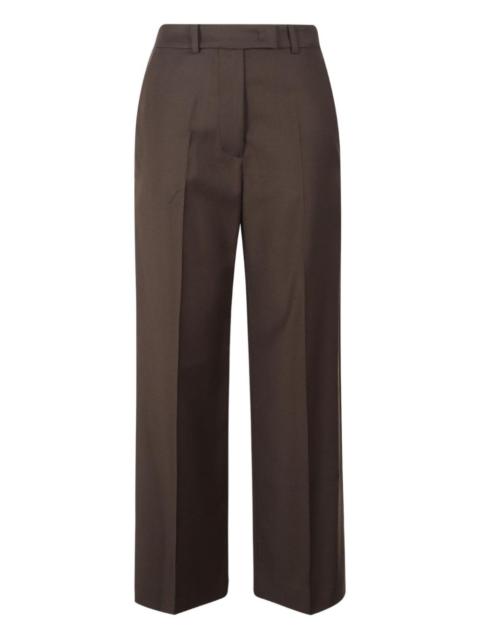 The Frankie Shop Brickell Flannel belt loops trousers