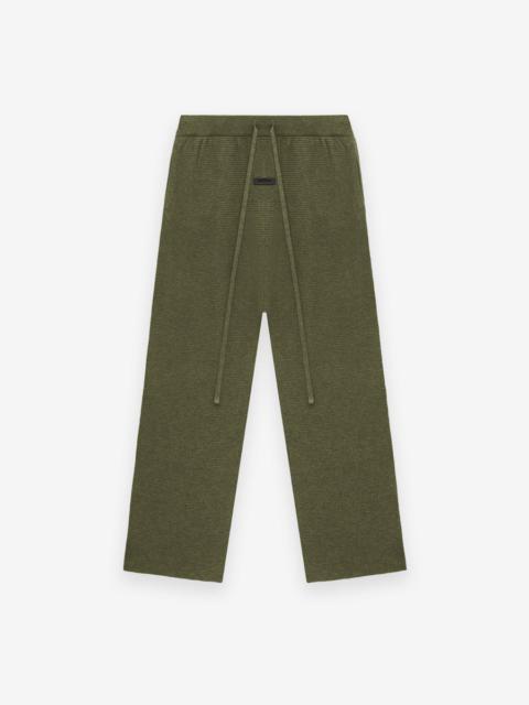 ESSENTIALS Womens Waffle Relaxed Pant