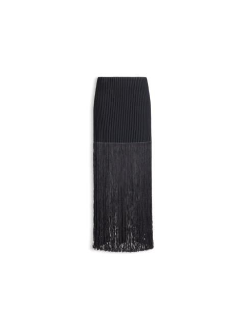 Alaïa FRINGED TUBE SKIRT