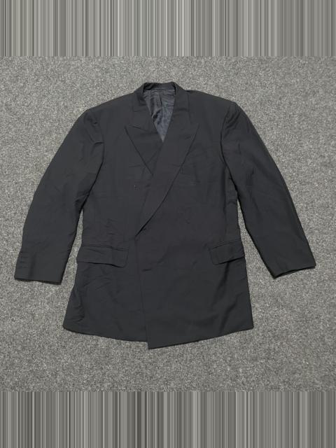 Hermès Archive 80s Hermès Paris Double Breasted Blazer Wool Cashmere Original Vintage Size L / 50 Made In Italy