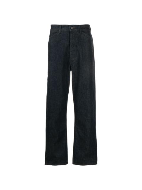 Lemaire straight-leg cut cotton jeans