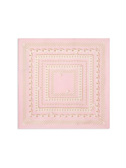 VERSACE chain link-print foulard