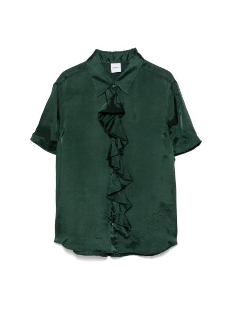 Aspesi ruffle-trim shirt