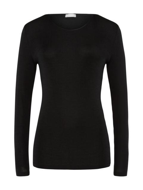 HANRO Woolen Silk W Wool And Silk Round Neck Top