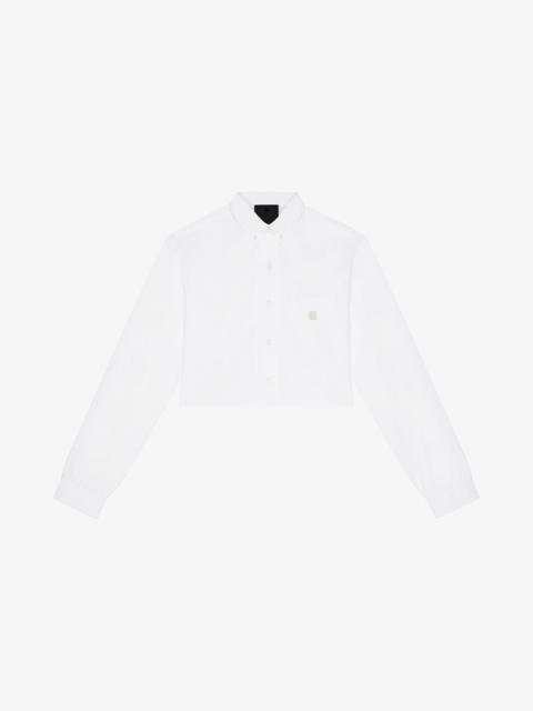 Givenchy CROPPED SHIRT IN POPLIN
