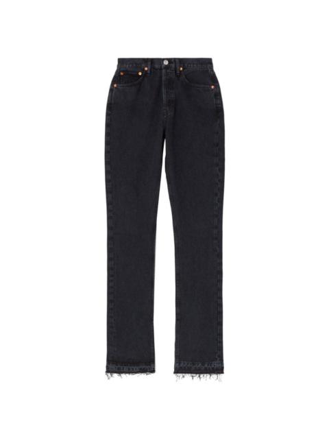 RE/DONE skinny-cut boot trousers