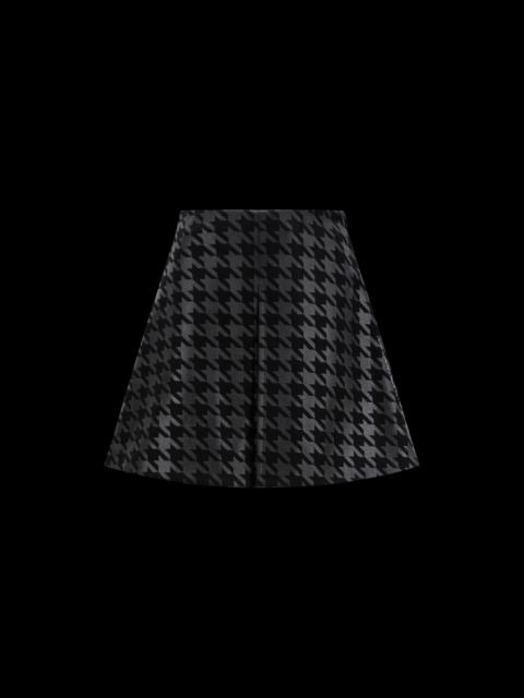 Moncler Houndstooth Mini Skirt