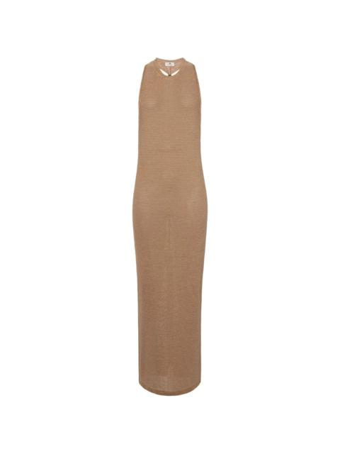 ELISABETTA FRANCHI Elisabetta Franchi Knit Jewel Twisted Necklace Dress
