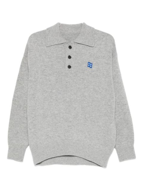 ADER error buttoned polo shirt