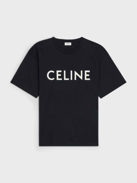 CELINE CELINE LOOSE T-SHIRT IN COTTON JERSEY