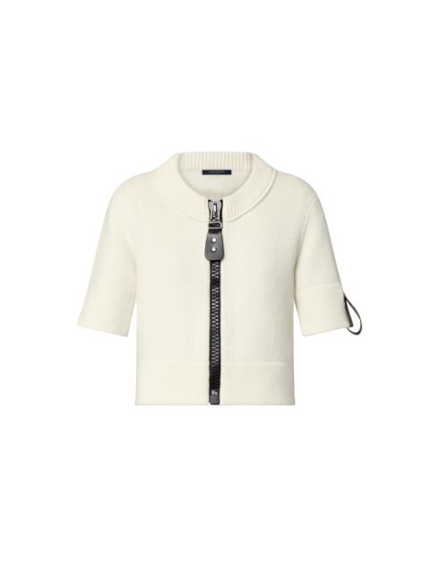 Louis Vuitton XXL Zipper Three-Quarter Sleeves Cardigan