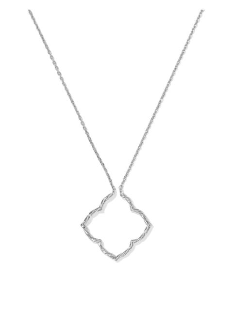 KENDRA SCOTT Dira Sterling Silver Charm Catcher Pendant Necklace