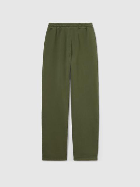 GUCCI Cotton jersey leisure pants with embroidery