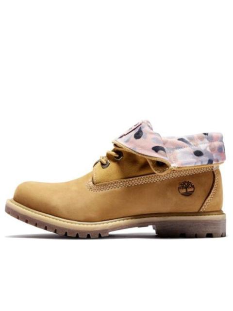 Timberland (WMNS) Timberland Roll Top Boots Basic 'Wheat with Dot Print' A2MF6231