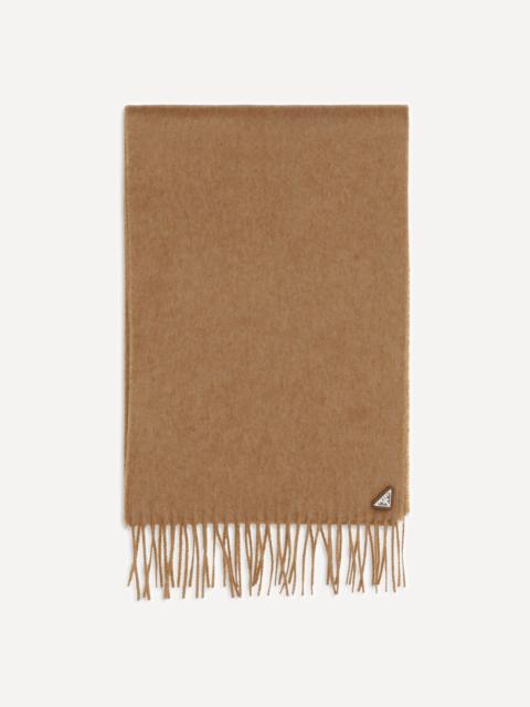 Prada Silk and cashmere Scarf with fringes