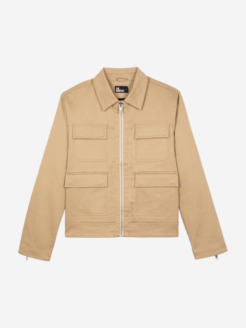 The Kooples BEIGE COTTON JACKET