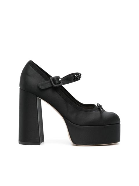 Simone Rocha 125mm heart-toe pumps