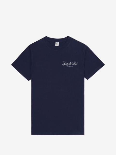 Sporty & Rich logo-lettering T-shirt