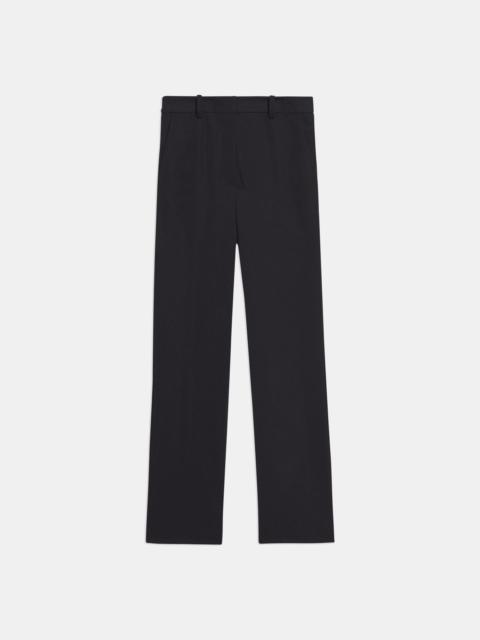 Theory Cropped High-Waist Pant in Precision Ponte