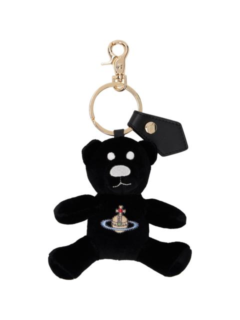 Vivienne Westwood Black Teddy Bear Keychain
