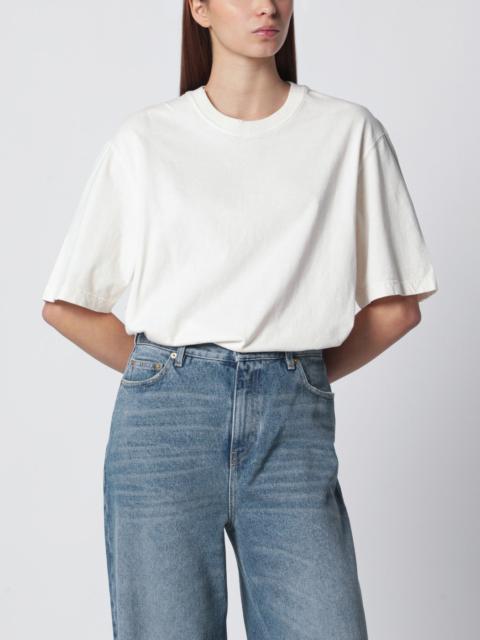 Golden Goose White T-shirt with reverse lettering logo on the back