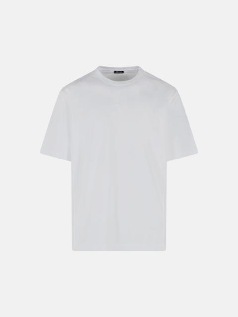ZEGNA WHITE COTTON T-SHIRT
