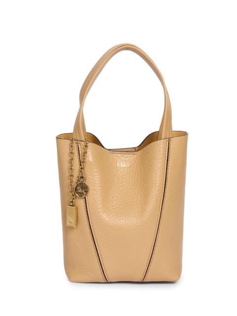 Chloé Women's Small Spin Leather Tote Bag - Sweet Beige