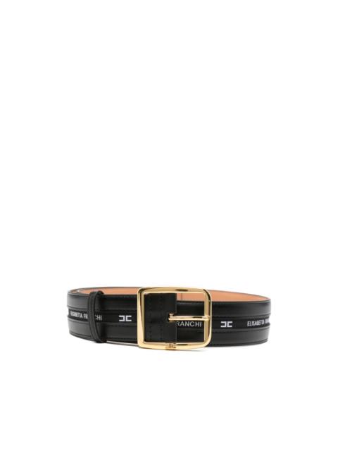 ELISABETTA FRANCHI logo-pattern belt