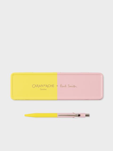Caran d'Ache + Paul Smith - 849 Yellow & Pink Ballpoint Pen