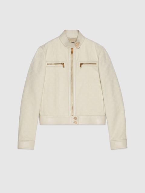 GUCCI GG canvas jacket
