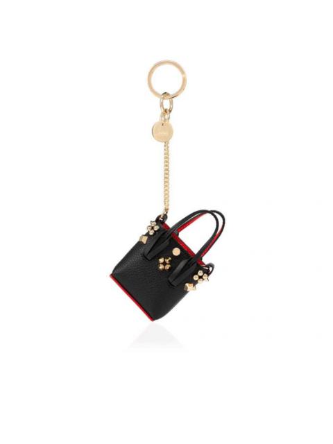 Christian Louboutin Cabata N/S Keyring Case For Airpods BLACK/GOLD