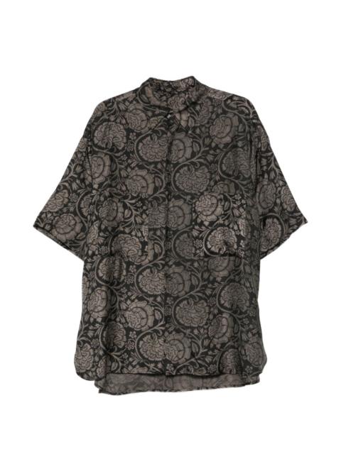 UMA WANG Teorya floral-print shirt