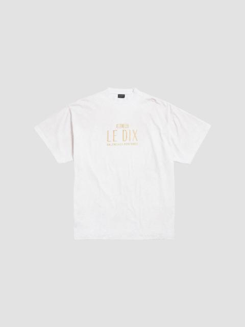 BALENCIAGA Men's Fragrance Le Dix Oversized T-Shirt - Light Heather Grey