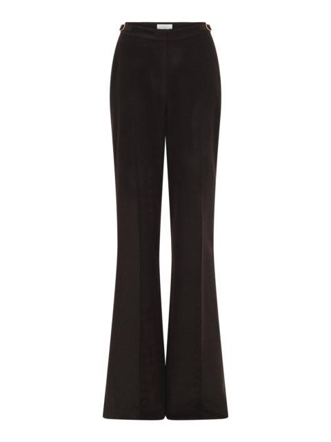 GABRIELA HEARST Vesta Pant in Chocolate Fine Cashmere Corduroy